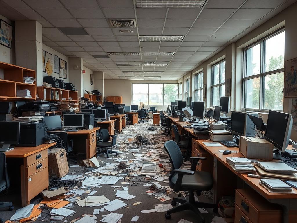 Büro – Köln Deutz vorher
